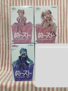初音ミク 桜ミク　ぬーどるストッパー　フィギュア　ぬースト　桔梗