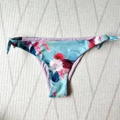 ALEXIA STAM 花柄サイドリボンセパレートビキニボトム 水着 Lサイズ