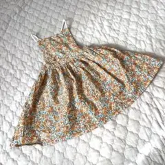 ZARA 花柄ノースリーブワンピース 約100cm