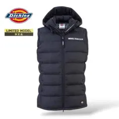新品 DICKIES 限定モデル ブラック ダウンベスト Mサイズ