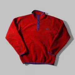 Patagonia 90s シンチラ フリースプルオーバー レッド S