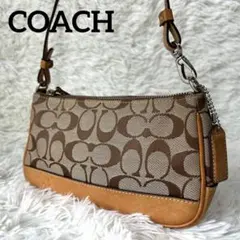 レザー ショルダーバッグ ジャガード