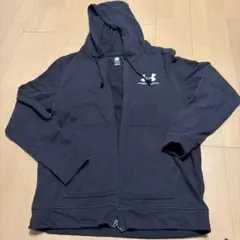 Under Armour フルジップパーカー ブラックLGサイズのサムネイル