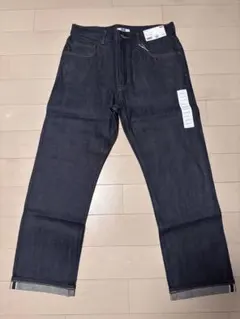 uniqlo U 濃紺 ストレートデニム