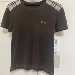 BURBERRY BLACK LABEL ブラウン Tシャツ