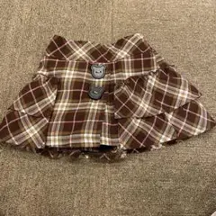 値下げ可能⭕️チェック柄 フリル キュロット