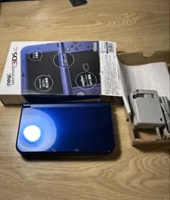 Newニンテンドー3DS LL メタリックブルー 箱/充電器付