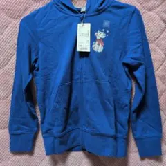 【タグ付新品】UNIQLO KIDS 青いパーカー 130サイズ