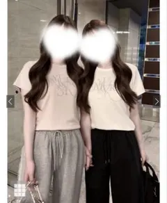 ラインストーンロゴTシャツ ru1752 3色セット