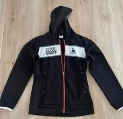le coq sportif フルジップパーカー ブラックのサムネイル