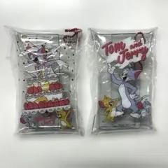 トムとジェリー　クリアポーチ　クリアケース　小物入れ　2点
