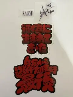 KAIRYU ステッカーセットのサムネイル