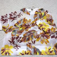 【美品】DRESSTERIOR フラワー柄 半袖シャツのサムネイル