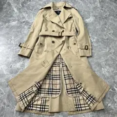 極美品♡着丈114 バーバリーロンドン　トレンチコート　ベルト　ライナー　ハニー