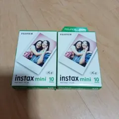 FUJIFILM instax mini フィルム 10枚×2パック