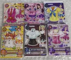 アイカツカード　セブンイレブン　復刻　全6種