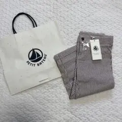 新品✴︎プチバトー✴︎シアサッカーパンツ✴︎ストライプハーフパンツ