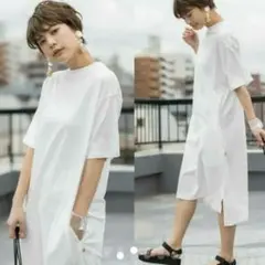 【coen コーエン】Tシャツワンピース