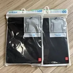 UNIQLO KIDS 100 エアリズムコットンブレンドUネックT(半袖)