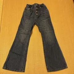 ローリーズファーム　デニムフレアパンツ サイズ4(130-140cm)