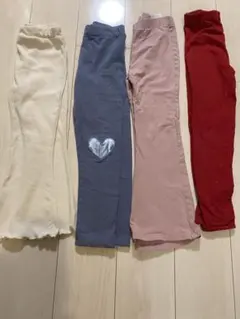 H&M レギンス・パンツ4点セット　130cm こどもふく