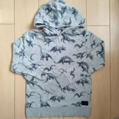 H&M 恐竜柄 フード付きパーカー 140