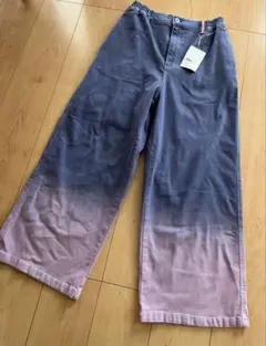 PERSON'S グラデーションデニムパンツ　パープル　Lサイズのサムネイル