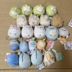 すみっコぐらし ばんざいゴムひも付きマスコット　コンプリート