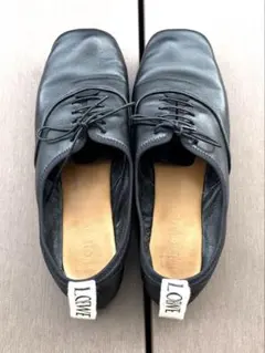 【新品未使用】LOEWE ブラックフラットシューズ 37 LOEWE（ロエベ） ローファー BLAZE LOAFER 大きいサイズあり ブラック
