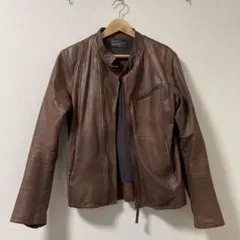 レザージャケット ライダースジャケット　shama(シャマ) Lサイズのサムネイル