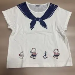 familiar セーラー襟 Tシャツ 110cm