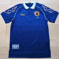 【タグ付・激レア】中田英寿 7番！ 日本代表 1998 炎 ユニフォーム L タグ付・激レア】中田英寿 7番！ 日本代表 1998 炎 ユニフォーム