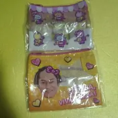 KENMATUDAIRA×HELLOKITTY ラメクリアポーチ マツケンサンバ