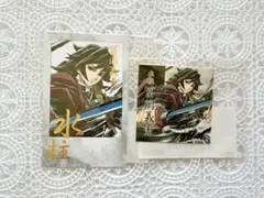 鬼滅の刃 幕間画くじ 冨岡義勇 D賞 G賞 箔押しチェキ風ブロマイド ステッカー