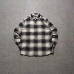 UNIQLO オンブレチェック ネルシャツ L グランジ ロック カートコバーン