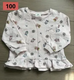 ぺ*。様 アンパンマン 長袖トレーナー ピンク