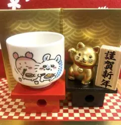 ちいかわおちょこ2 モダン焼き カニちゃん モモンガ