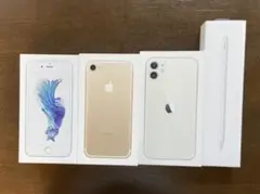iPhone (6s/7/11)、Apple Pencil (第2世代)空箱