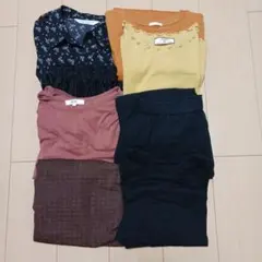 カジュアルウェアセット（花柄ワンピース含む）