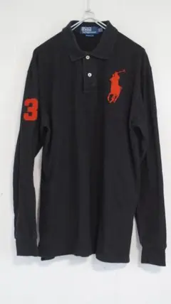 Ralph Lauren ブラック　黒　 長袖ポロシャツ