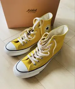 コンバースaddict チャックテイラー　キャンバスハイ　マスタード