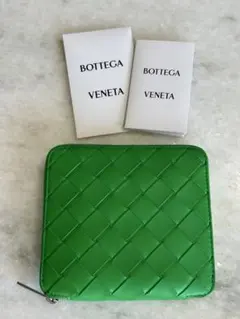Bottega Veneta 二つ折り財布 グリーン
