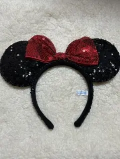 ミニー　カチューシャ　スパンコール