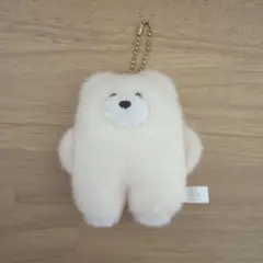 ほっこりモコモカ クリーム色クママスコット