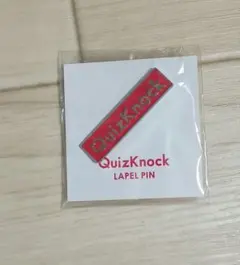 QuizKnock クイズノック ラベルピン ピンバッジ