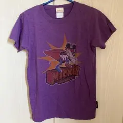 Disney ミッキーマウス 半袖Tシャツ パープルのサムネイル