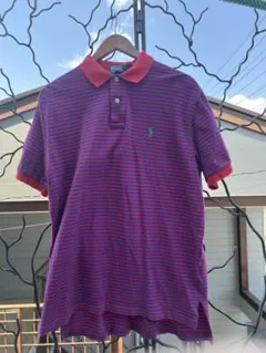 希少カラー　90s polo by ralph lauren ボーダー ポロ