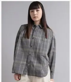 RNAチェック長袖シャツ