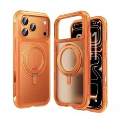 MagSafe対応 iPhone17Pro用 ケース オレンジ