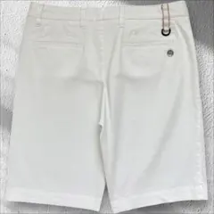 ブリーフィング ハーフパンツ 短パン 白 M〜L相当 ホワイト ゴルフ